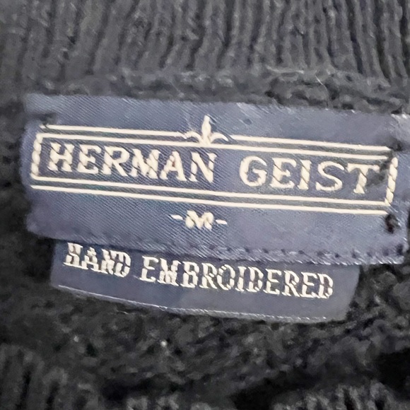 😻VTG Herman Geist Embroidered Sweater - Picture 6 of 6